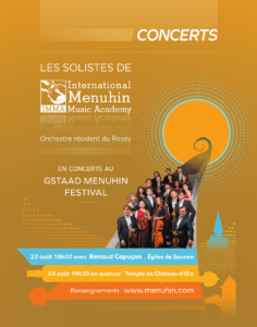 Lire la suite à propos de l’article Concerts Gstaad Menuhin Festival 2021
