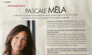 Lire la suite à propos de l’article Interview Pascale Méla Magazine ELLE 10sept.2021