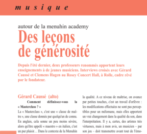 Read more about the article [PRESS] Scènes Magazine article, February 2022