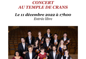Lire la suite à propos de l’article Concert 11 décembre 2022