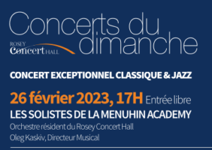 Read more about the article Sunday concert, February 26, 2023