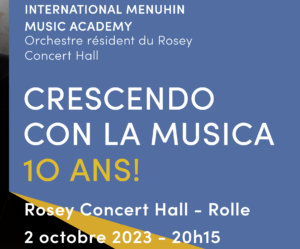 Lire la suite à propos de l’article Concert du 2 octobre 2023 au Rosey Concert Hall